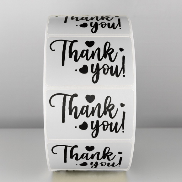 Thank You Stickers Purple Heart | Small Business Packaging Labels Cute - Picture 9 of 11